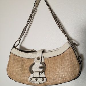Guess straw hand bag- preowned